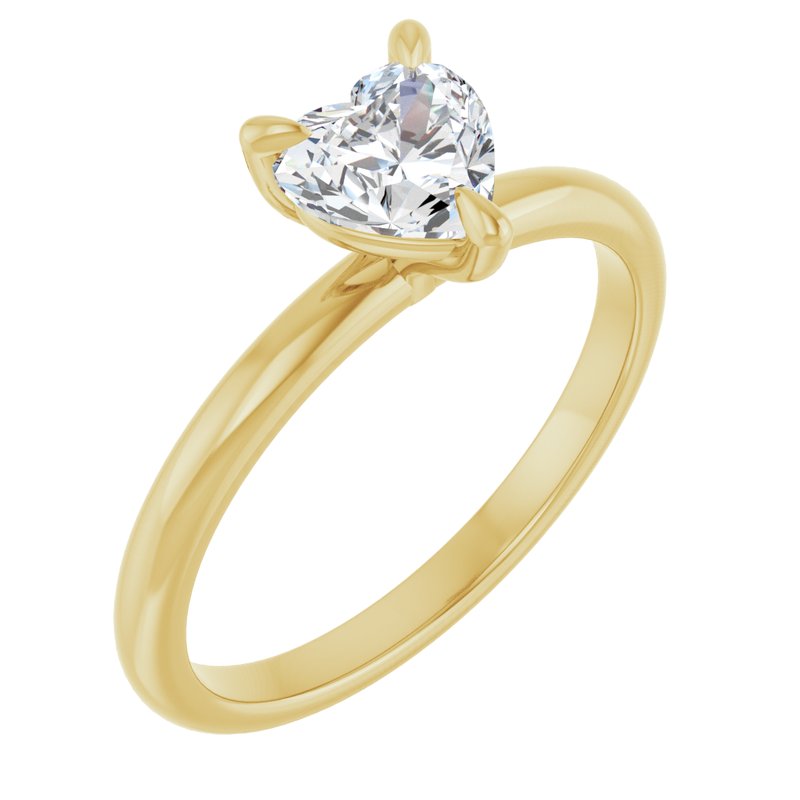Classic Claw-Prong Solitaire — 14K Yellow Gold