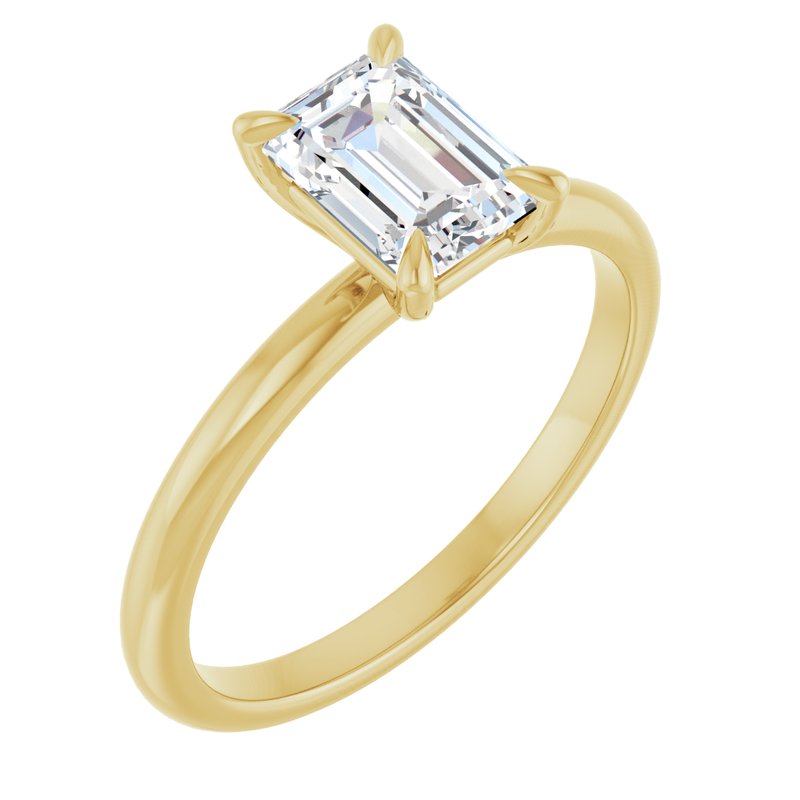 Classic Claw-Prong Solitaire — 14K Yellow Gold