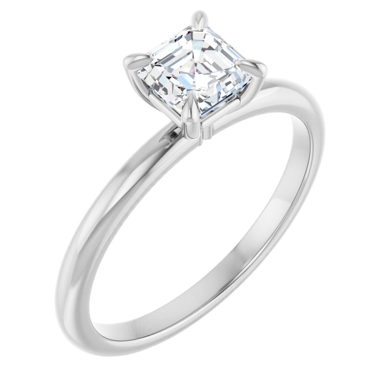 Classic Claw-Prong Solitaire — 14K White Gold