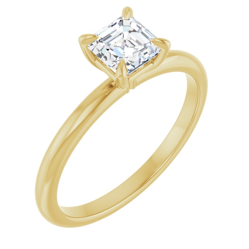 Classic Claw-Prong Solitaire — 14K Yellow Gold