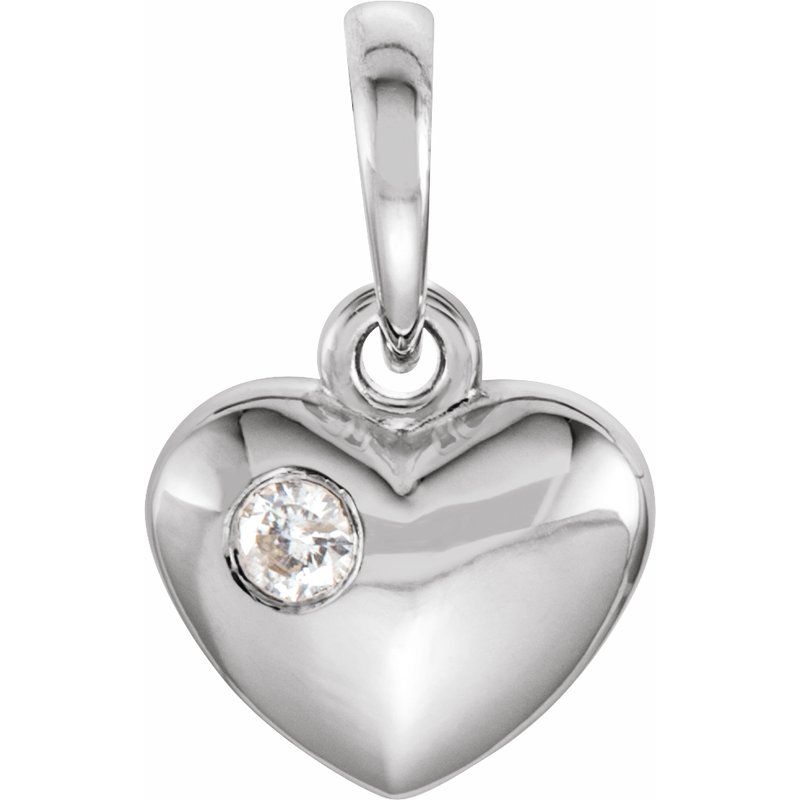 Engravable Heart Pendant
