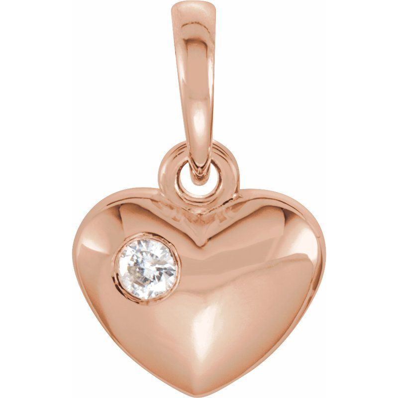Engravable Heart Pendant