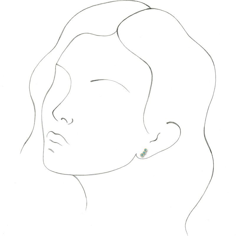 Three-Stone Ear Climbers