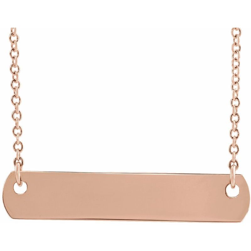 Engravable Bar Necklace No. 2