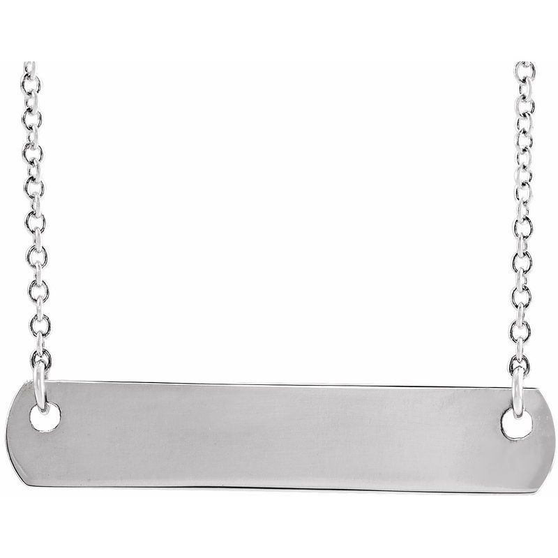 Engravable Bar Necklace No. 2