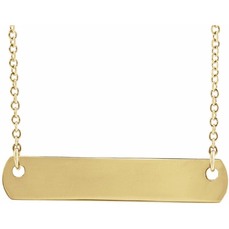 Engravable Bar Necklace No. 2