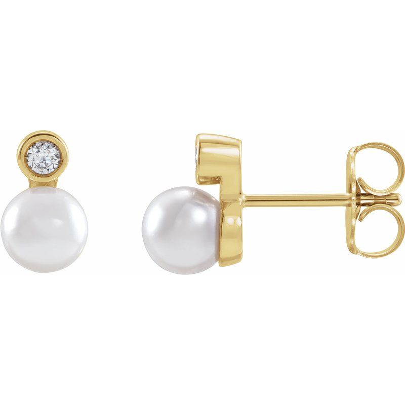 Accented Pearl Earrings