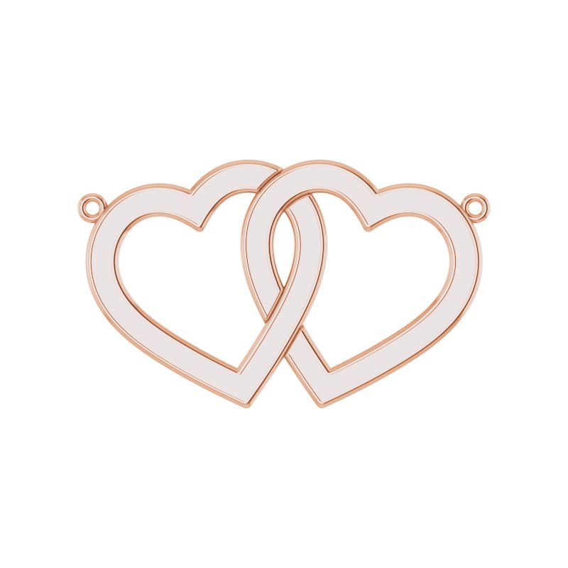 Engravable Family Interlocking Heart Necklace