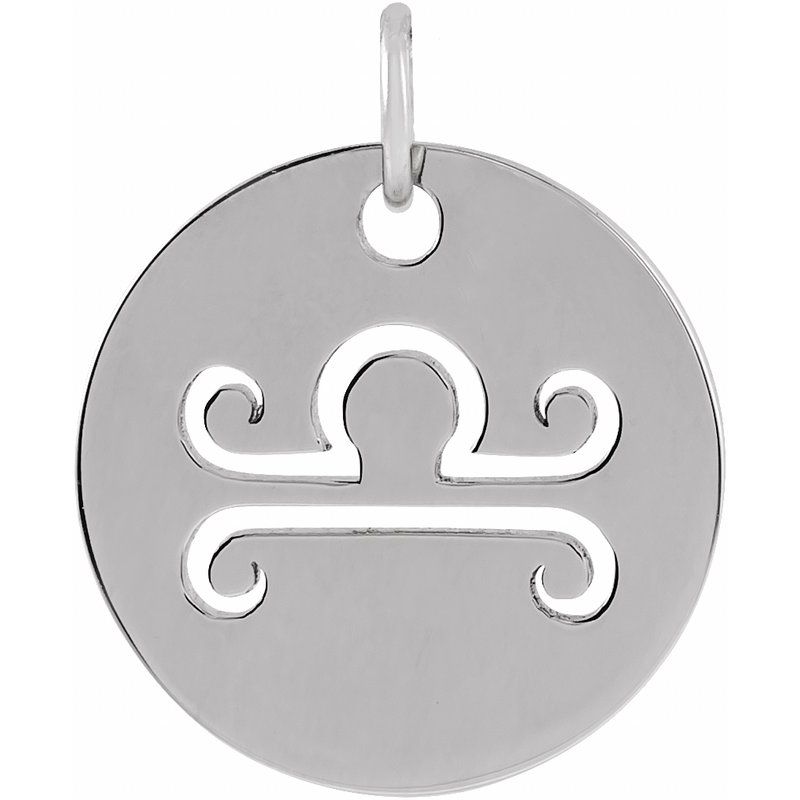 Zodiac Disc Necklace or Charm/Pendant