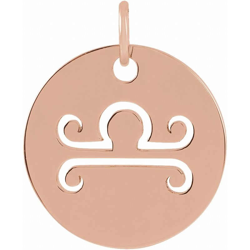 Zodiac Disc Necklace or Charm/Pendant