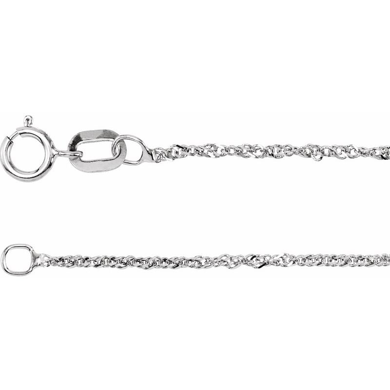 1 mm Singapore Chain