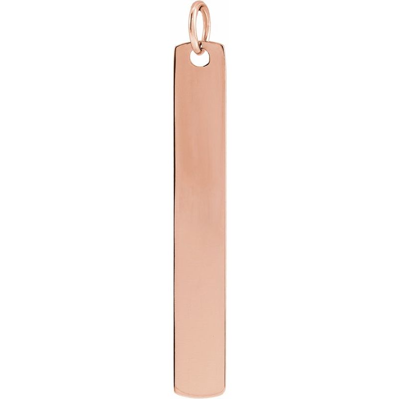 Engravable Bar Necklace or Pendant No. 2