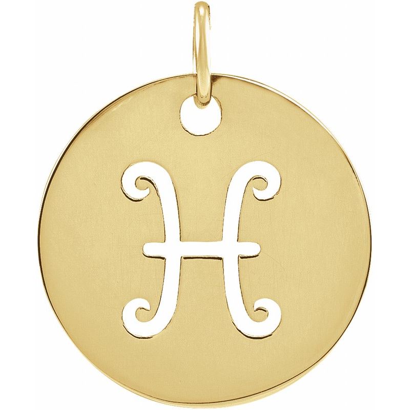 Zodiac Disc Necklace or Charm/Pendant