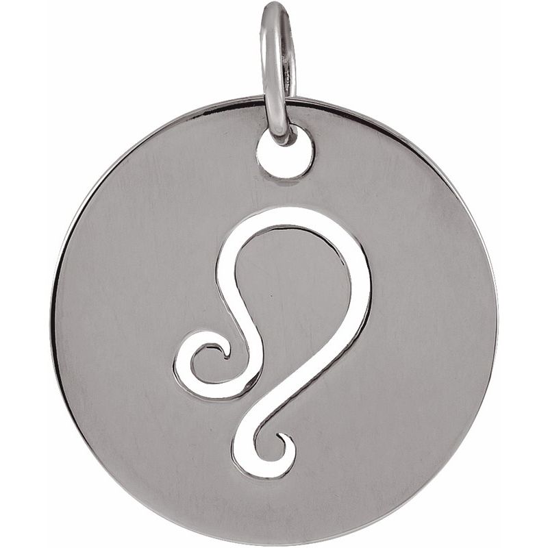Zodiac Disc Necklace or Charm/Pendant