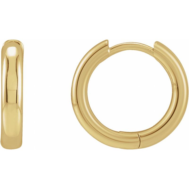 Hinged Hoop Earrings No. 5