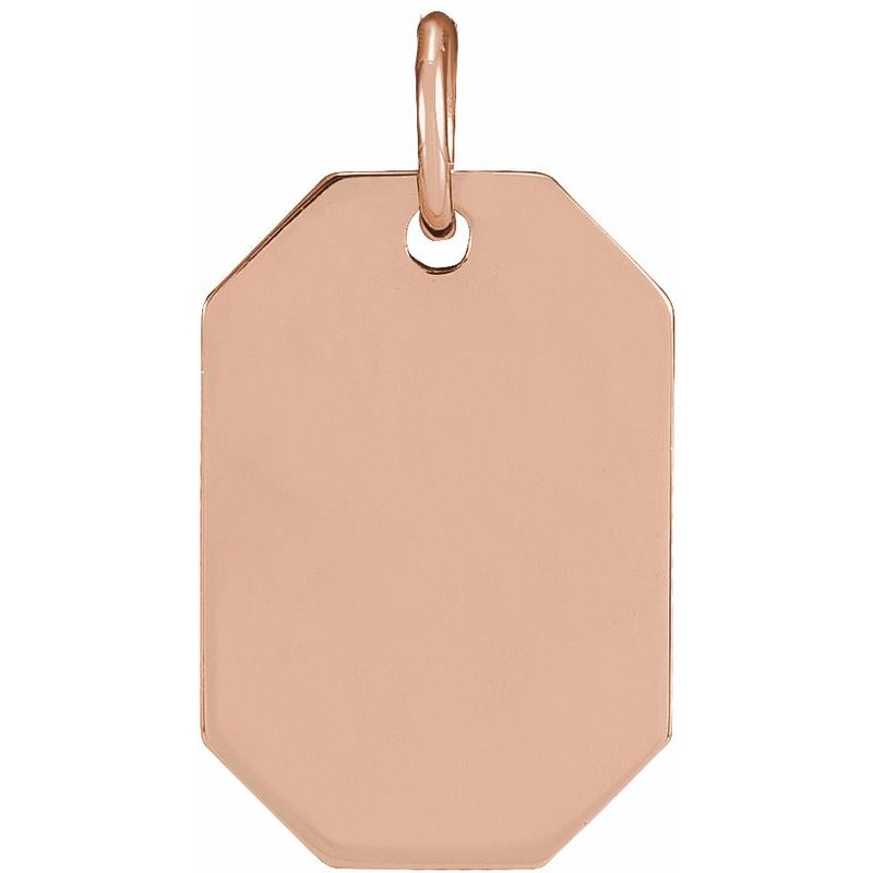 Engravable Dog Tag Necklace or Pendant