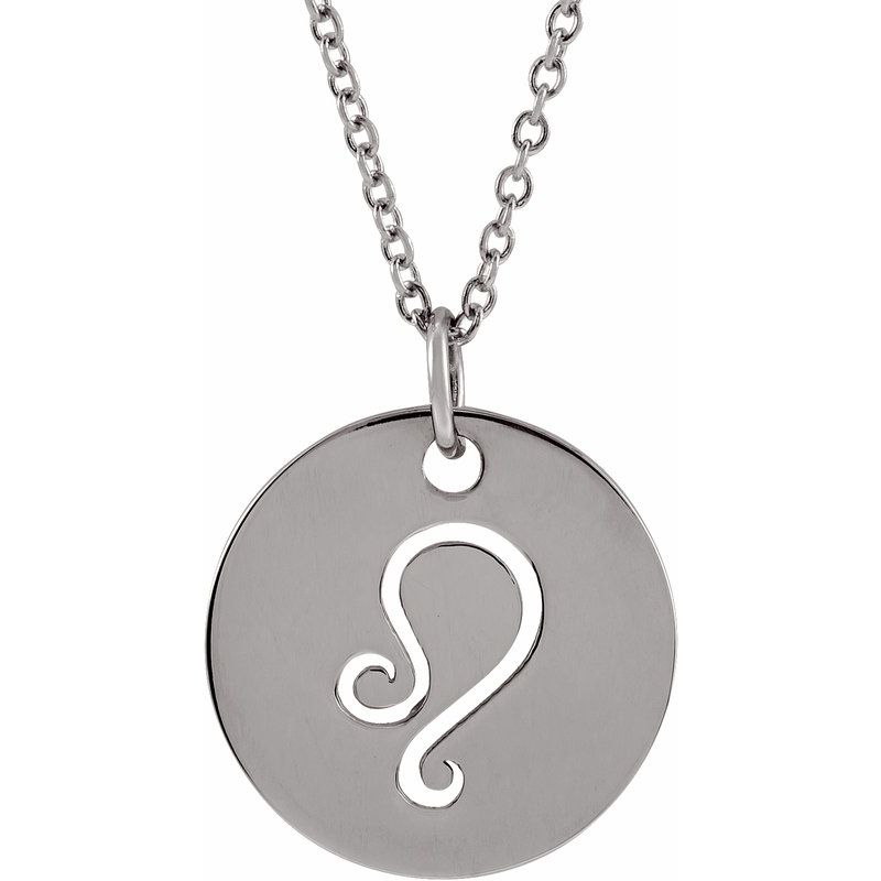Zodiac Disc Necklace or Charm/Pendant