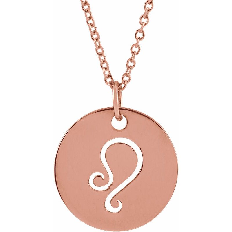 Zodiac Disc Necklace or Charm/Pendant