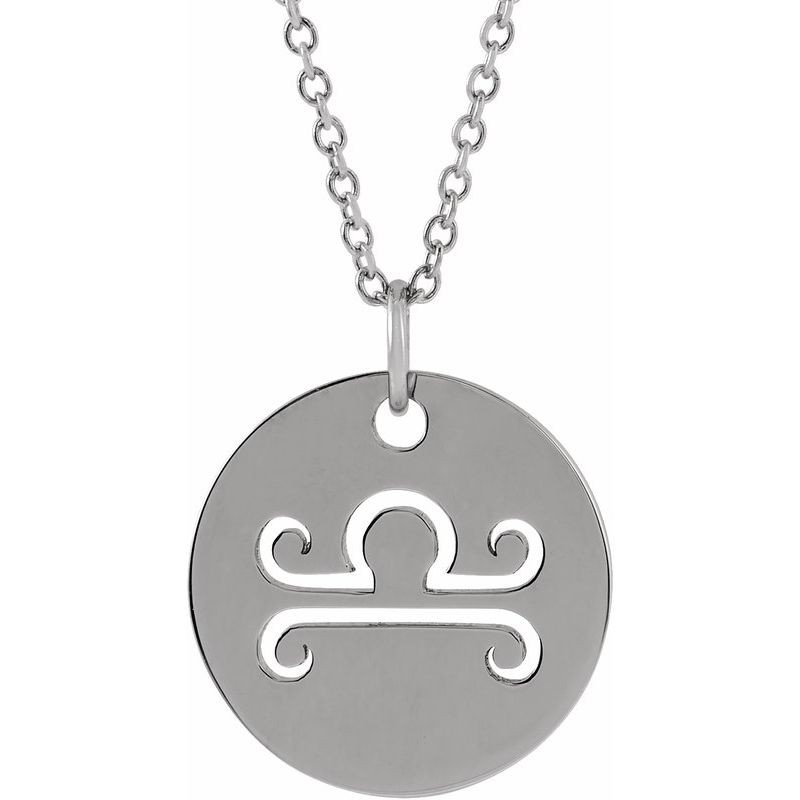 Zodiac Disc Necklace or Charm/Pendant