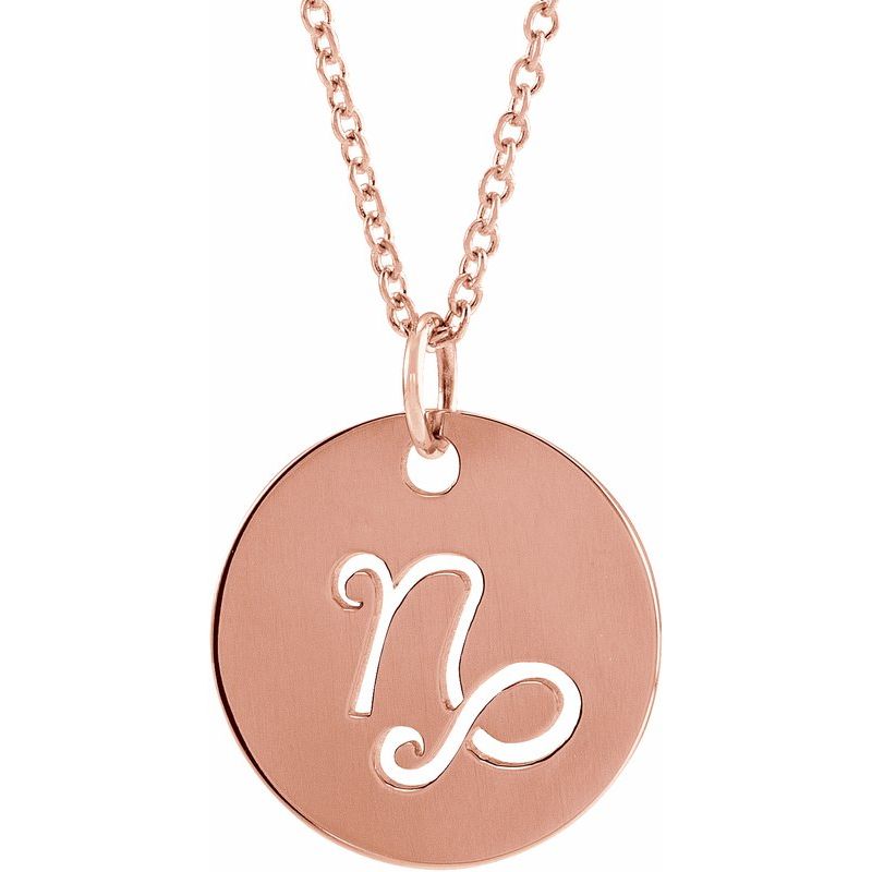 Zodiac Disc Necklace or Charm/Pendant