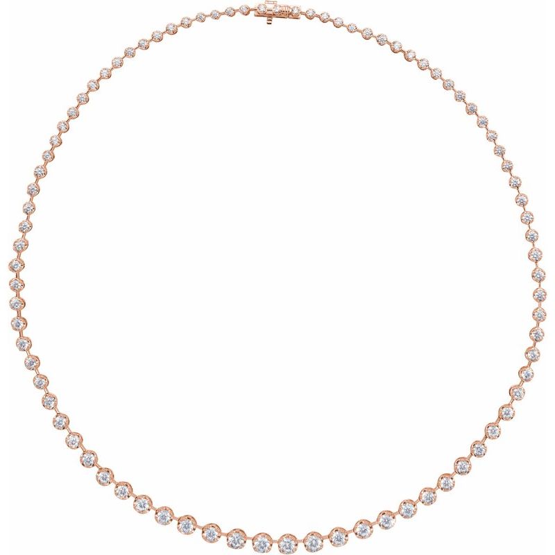 Lab-Grown Diamond Line Necklace