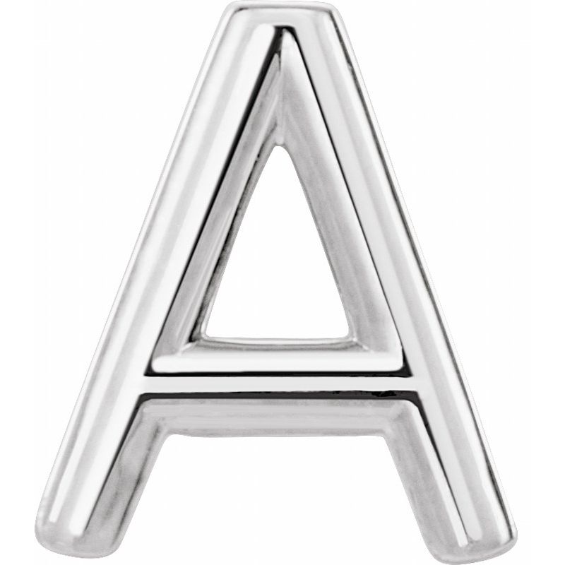 Single Initial Earring