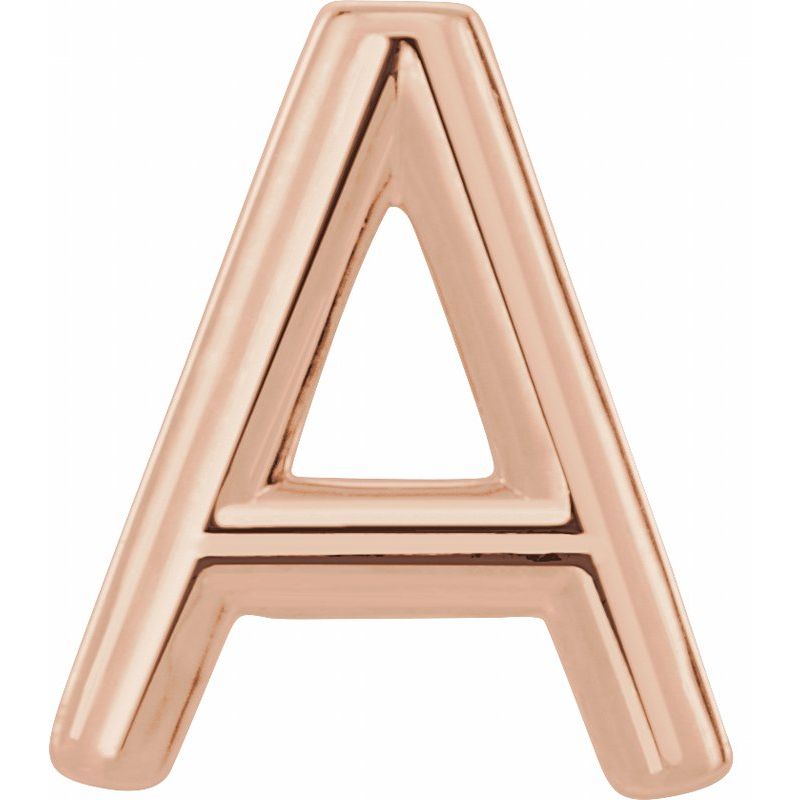 Single Initial Earring