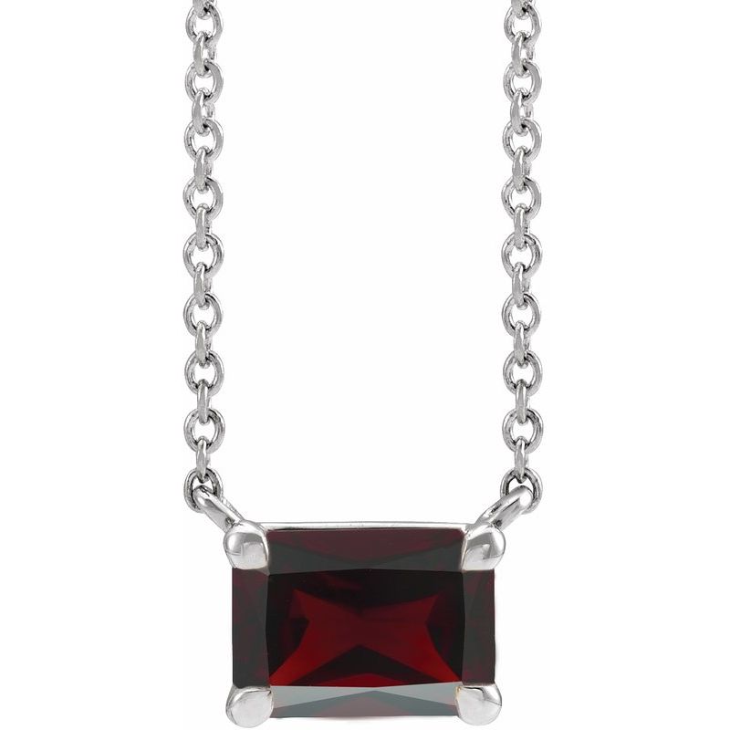 Claw-Prong Solitaire Necklace or Center
