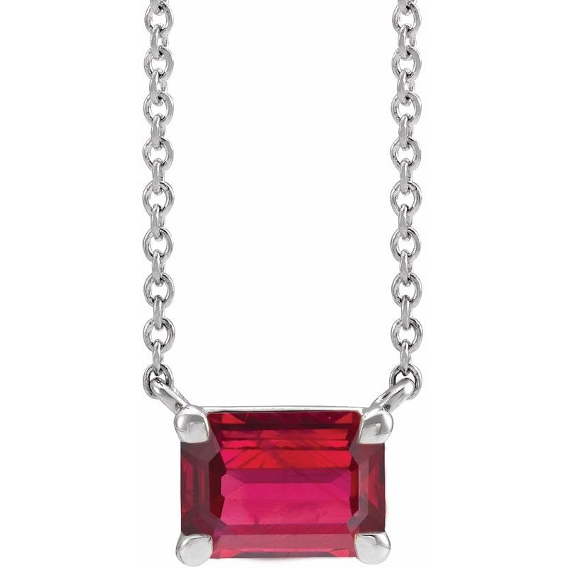Claw-Prong Solitaire Necklace or Center
