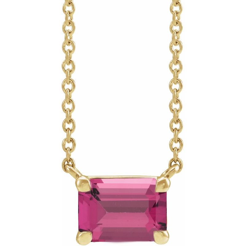 Claw-Prong Solitaire Necklace or Center