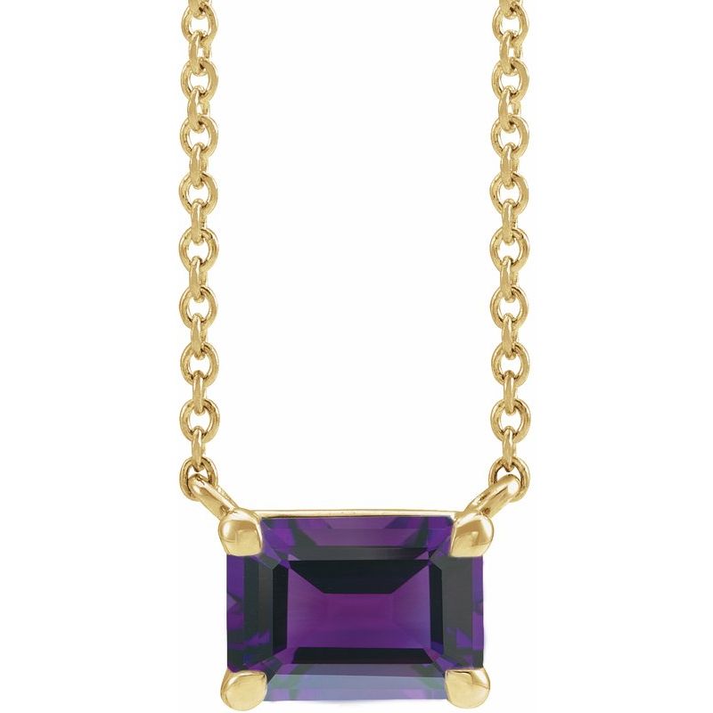 Claw-Prong Solitaire Necklace or Center