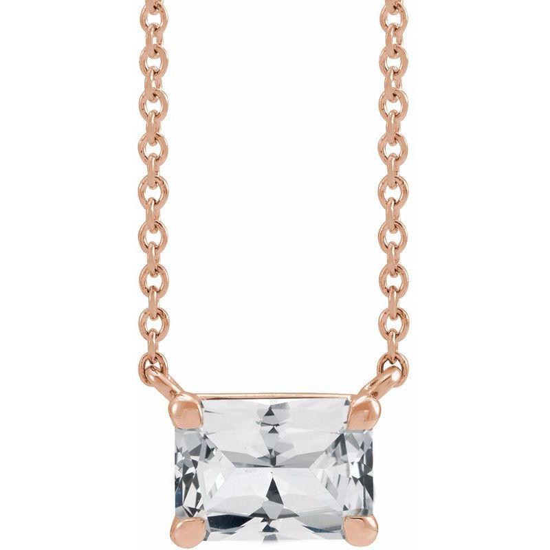 Claw-Prong Solitaire Necklace or Center