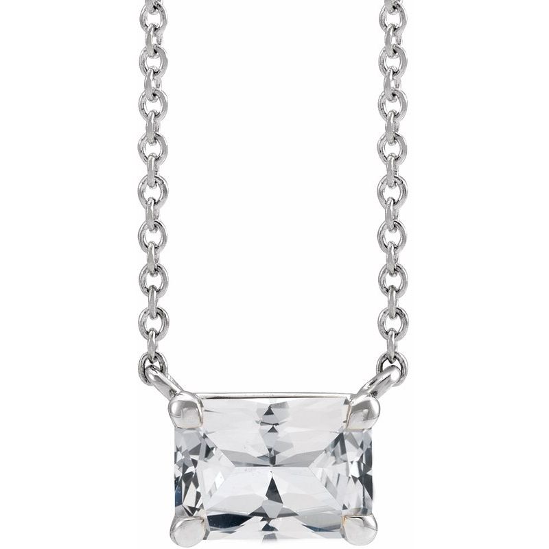 Claw-Prong Solitaire Necklace or Center