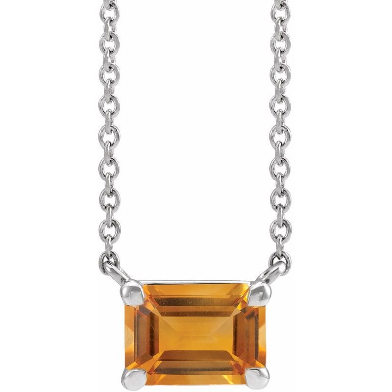 Claw-Prong Solitaire Necklace or Center
