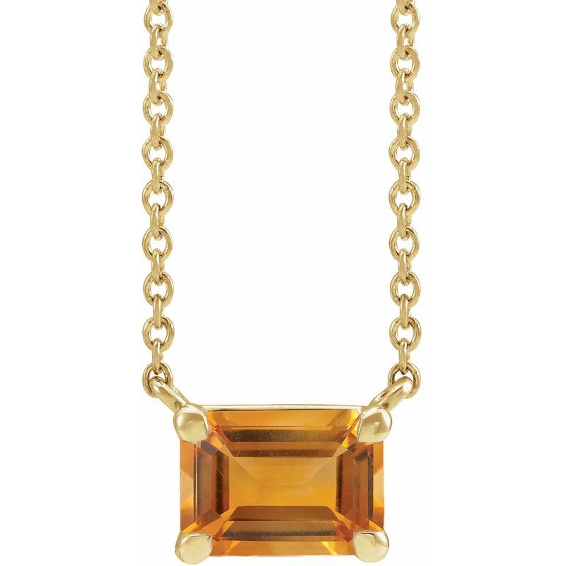Claw-Prong Solitaire Necklace or Center