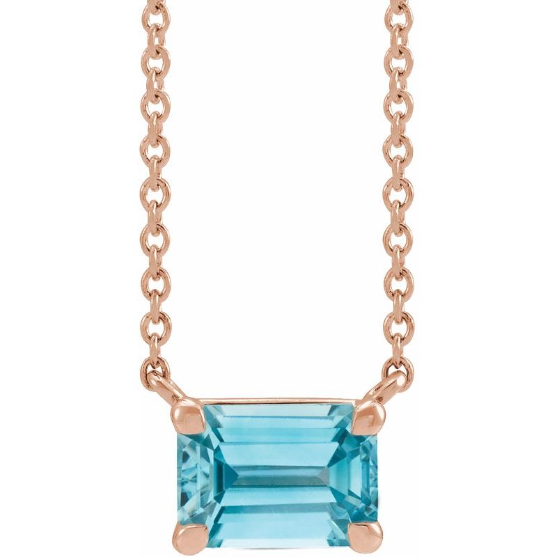 Claw-Prong Solitaire Necklace or Center