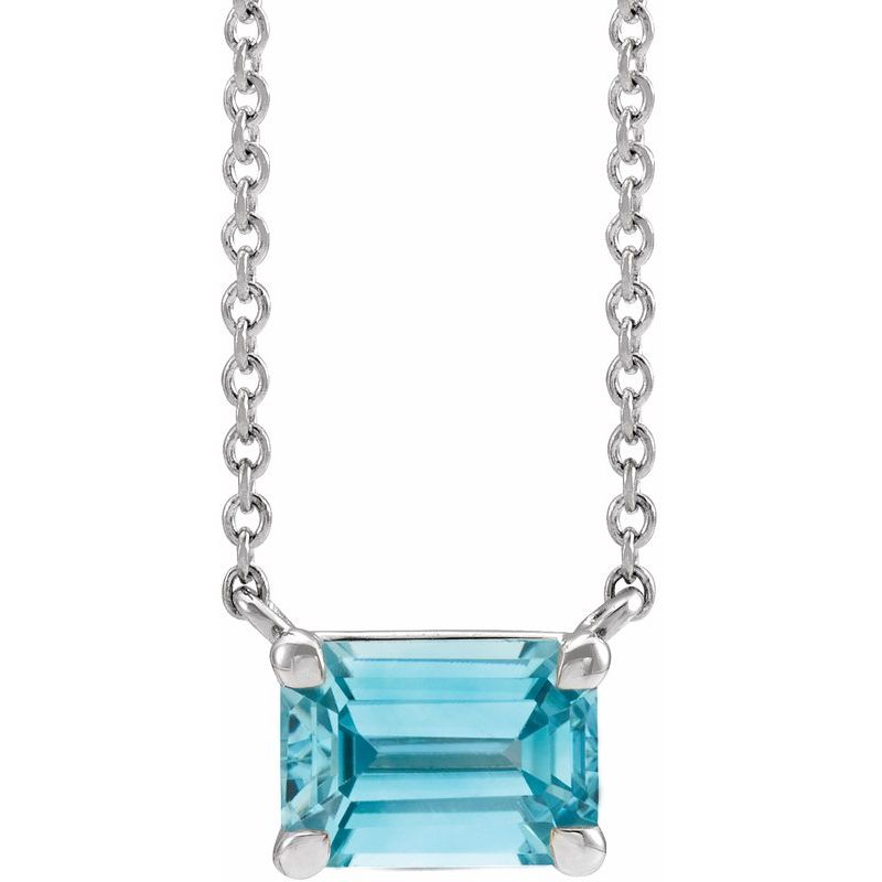 Claw-Prong Solitaire Necklace or Center