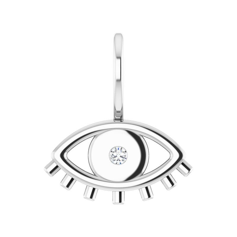 Accented Evil Eye Charm/Pendant