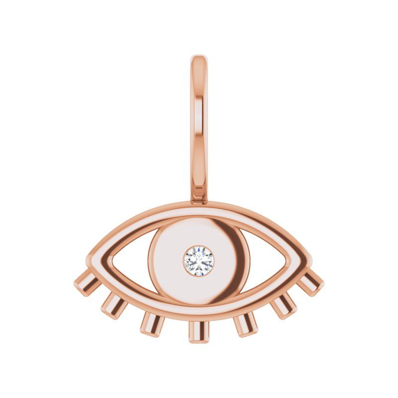 Accented Evil Eye Charm/Pendant