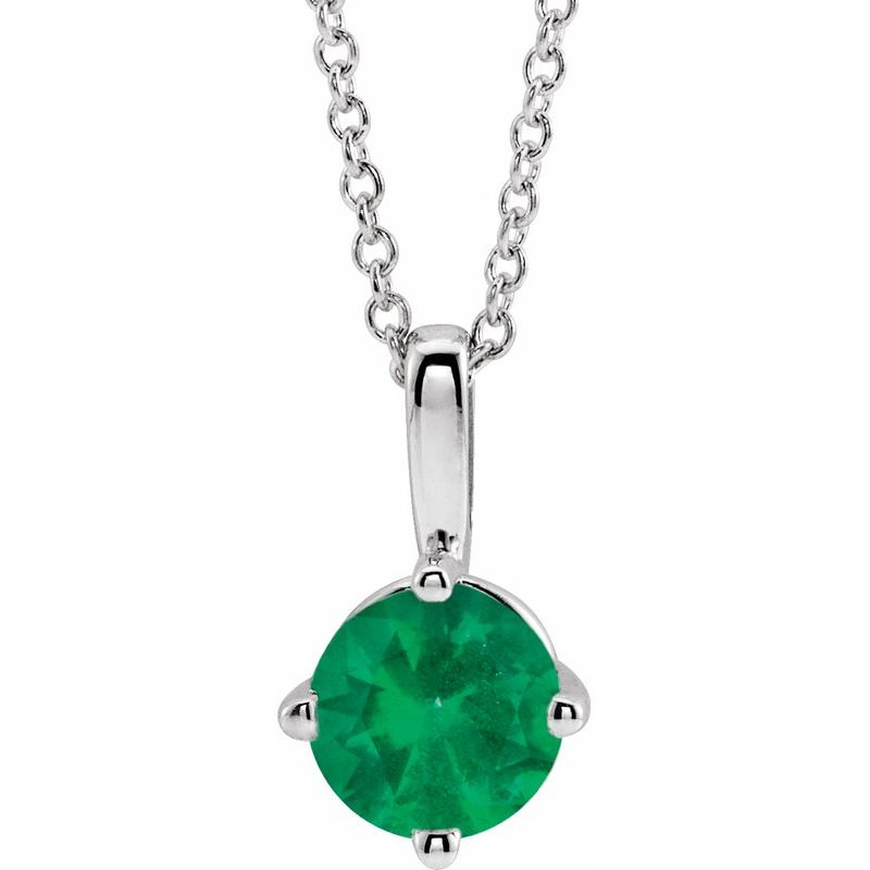 Solitaire Necklace or Pendant — 16-18″