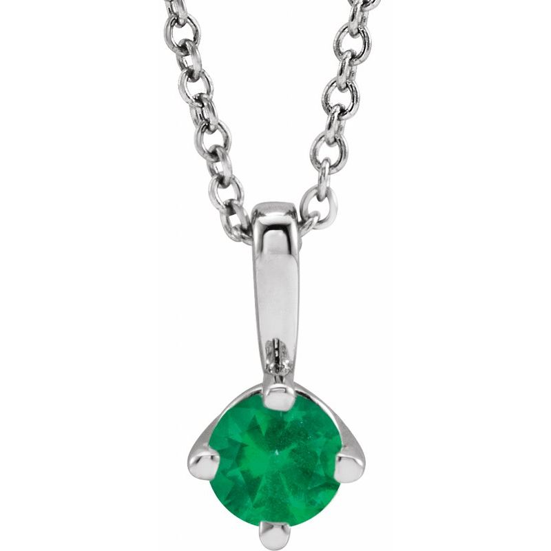 Solitaire Necklace or Pendant — 16-18″