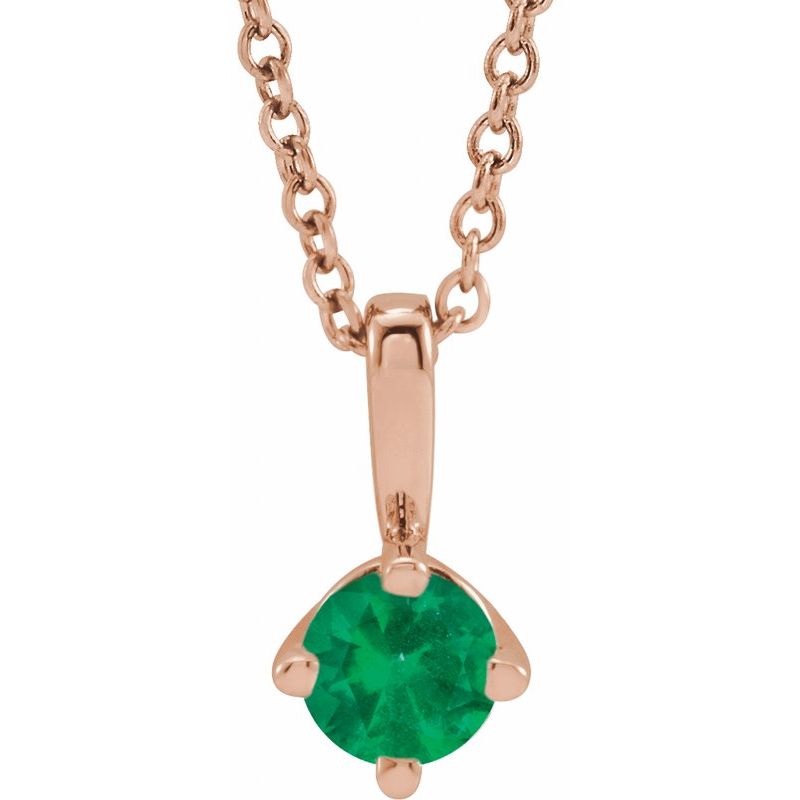 Solitaire Necklace or Pendant — 16-18″