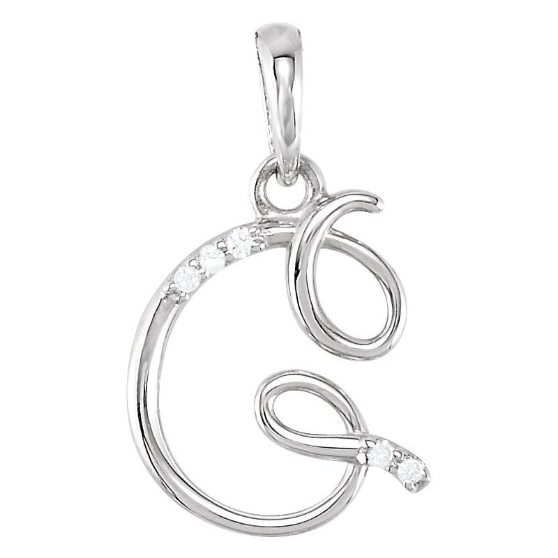 Initial Necklace or Pendant