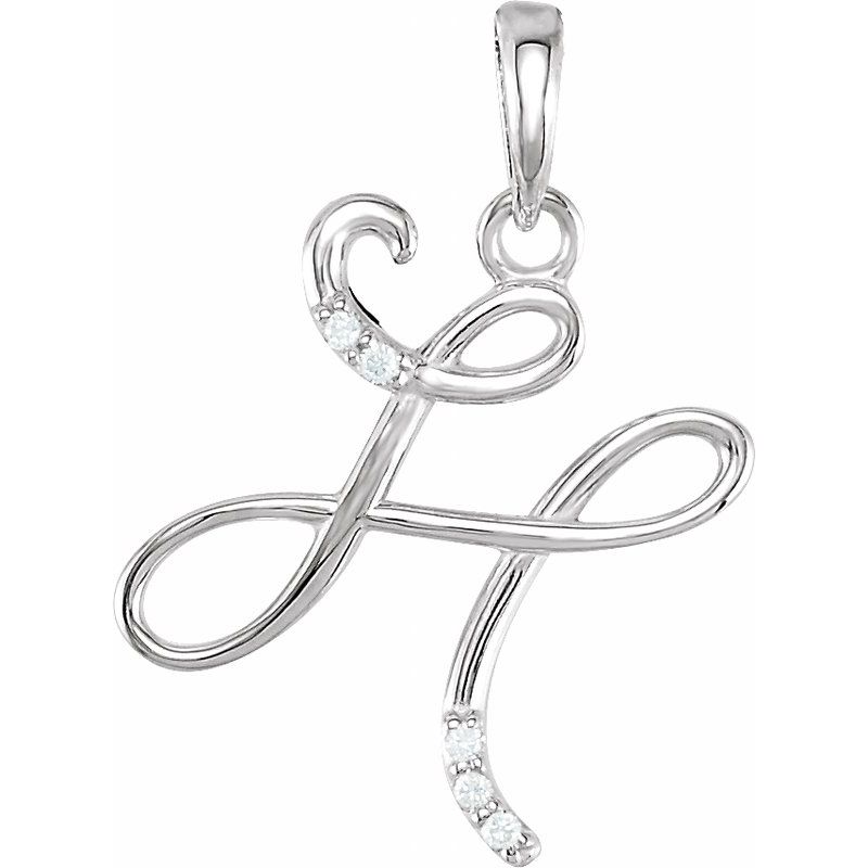 Initial Necklace or Pendant