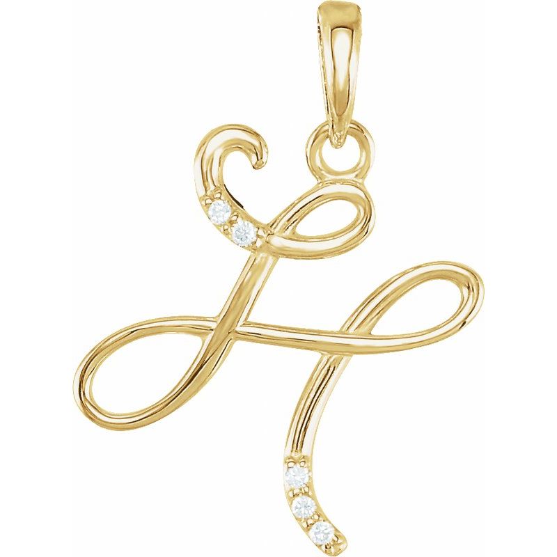 Initial Necklace or Pendant