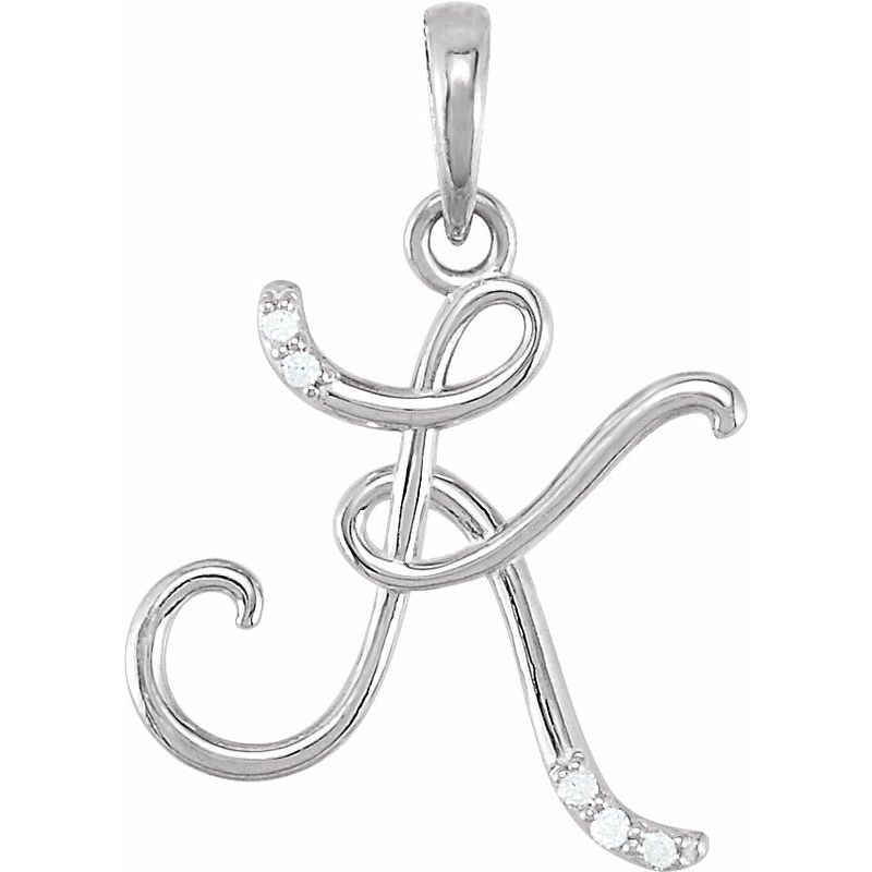Initial Necklace or Pendant