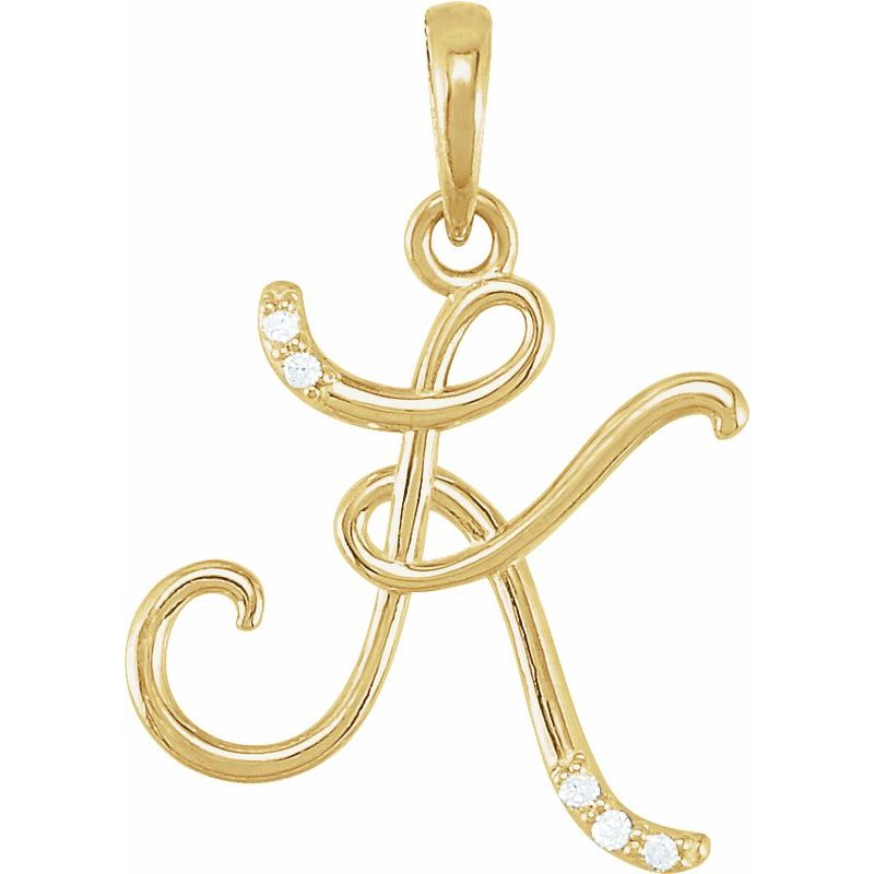 Initial Necklace or Pendant