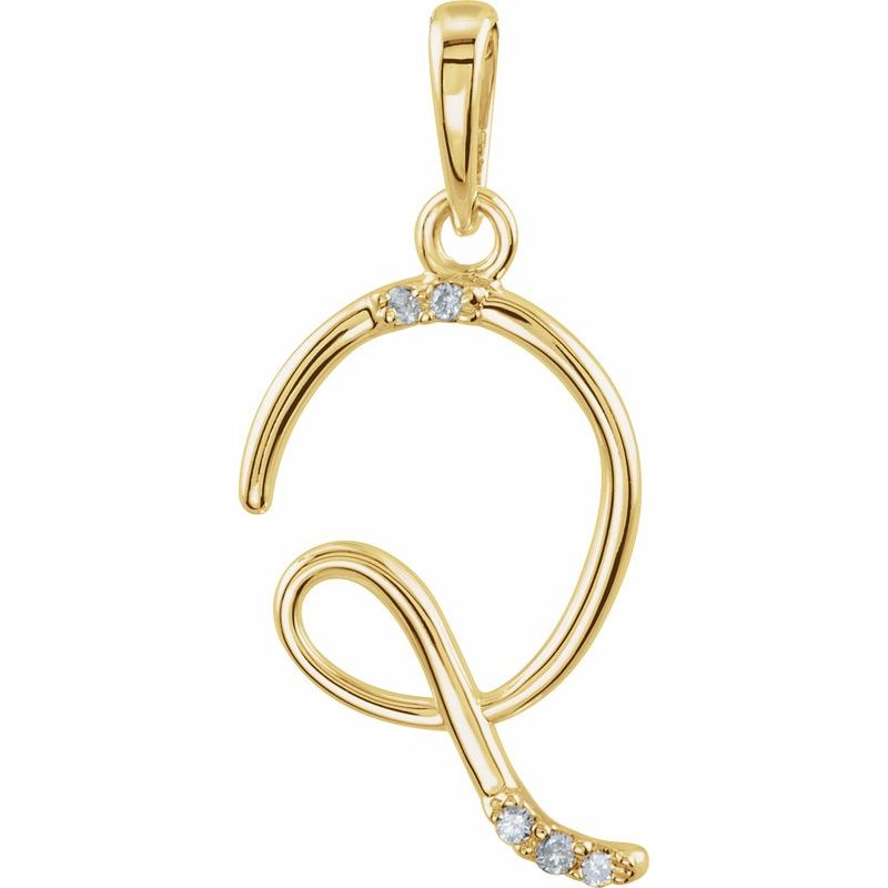 Initial Necklace or Pendant