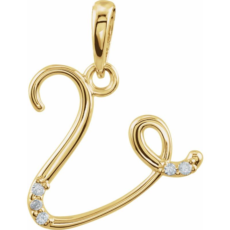 Initial Necklace or Pendant