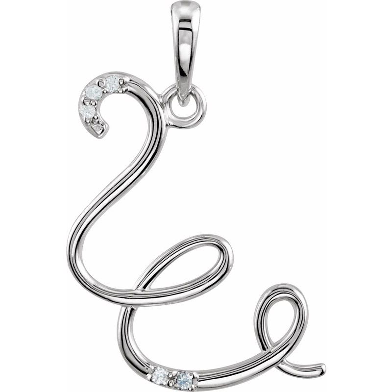 Initial Necklace or Pendant